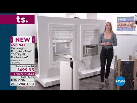 De'Longhi Pinguino 3in1 700 Sq. Ft. Portable Air Conditi...