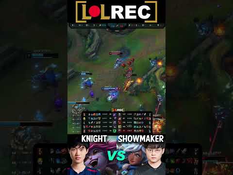 BLG Knight vs DK ShowMaker - TRISTANA vs TALIYAH Mid #shorts #highlights #knight #showmaker #dk #blg
