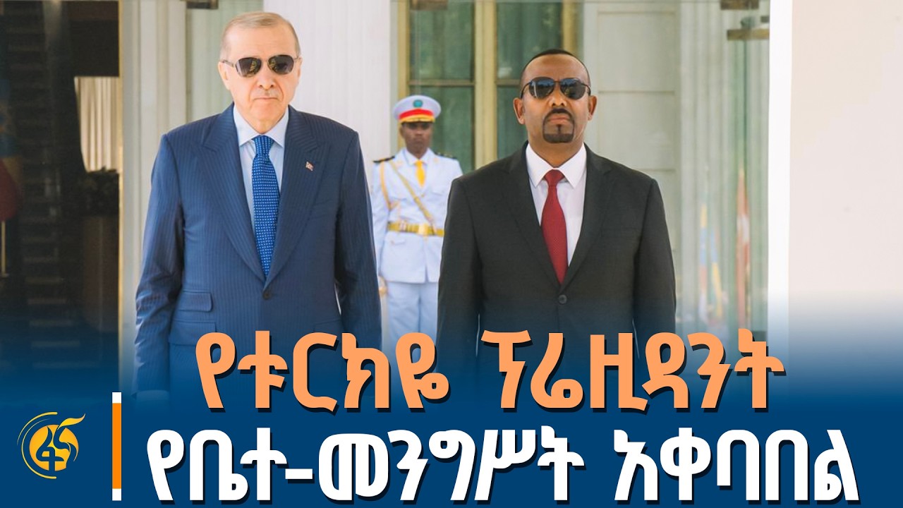 የቱርክዬ ፕሬዚዳንት የቤተ -መንግስት አቀባበል