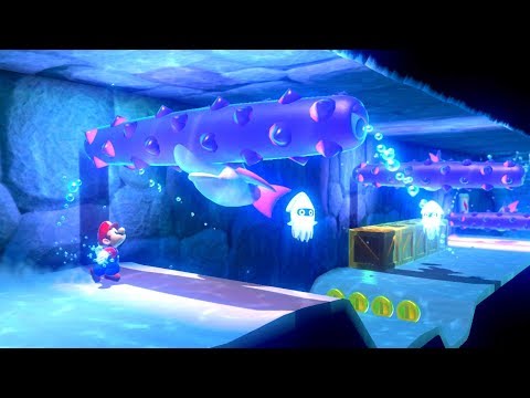 SM3DW 🐟 World Flower-7 Pipeline Boom Lagoon 🐠 100% Guide All Stars ⭐ Guide Gameplay
