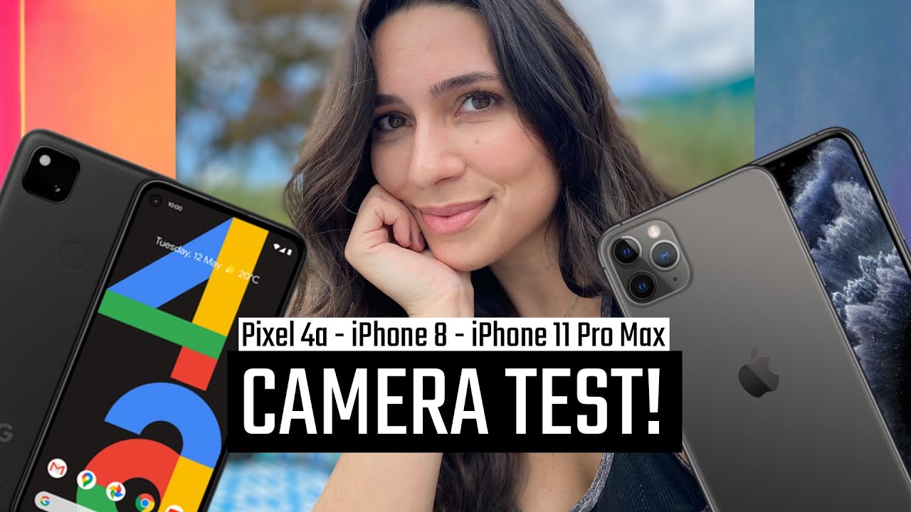CAMERA COMPARISON! Pixel 4a vs. iPhones 8 and 11 Pro Max
