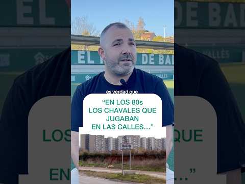 “EN LOS 80s LOS CHAVALES QUE JUGABAN EN LAS CALLES…” explica Jorge Córdoba