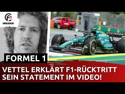 Sebastian Vettel erklärt seinen Rücktritt! | Formel 1 2022