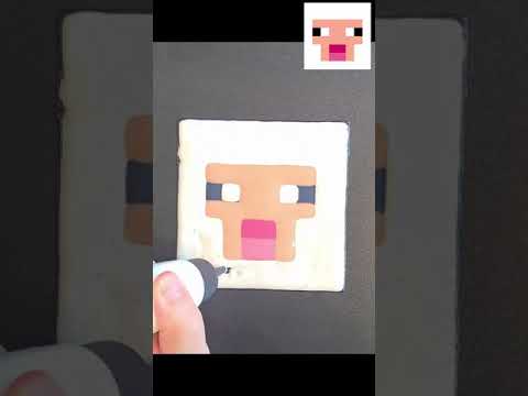 Minecraft Pancake Art Challenge - Sheep #shorts