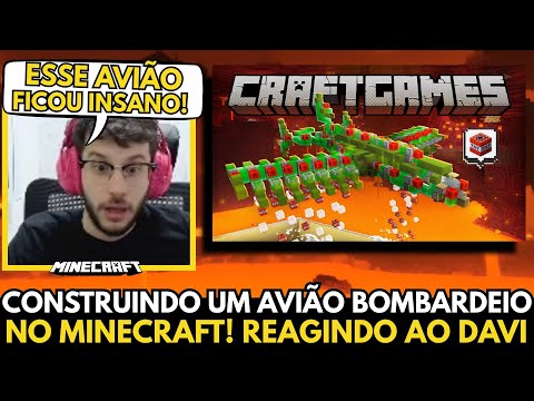 🚨DAVI'S "BOMBING PLANE" - GREVTHAR REACTS AND COMMENTS ON @HDDaviGamer'S MINECRAFT VIDEO