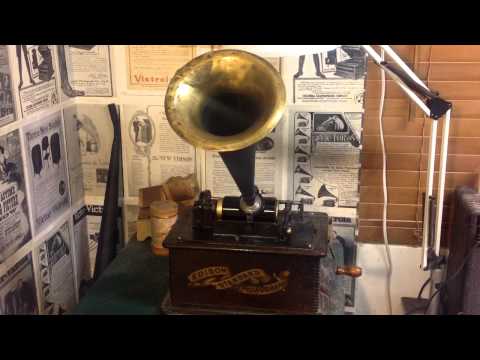 recording on a gold moulded cylinder / take me out to the ball game