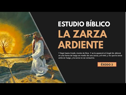 Estudio Bíblico | La zarza ardiente y el llamado de Moisés - REFLEXIÓN.