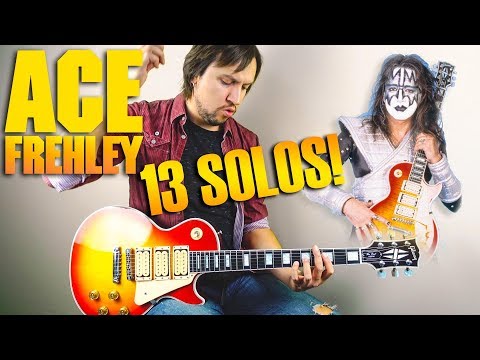 Tribute To Ace Frehley - 13 of his best Solos (4K) - Cover by Ignacio Torres