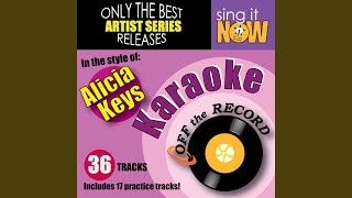 Every Little Bit Hurts (In the style of Alicia Keys) (Karaoke Version)