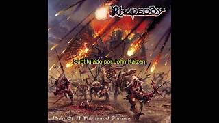 Rhapsody - The Poem&#39;s Evil Page (Lyrics &amp; Sub. Español)