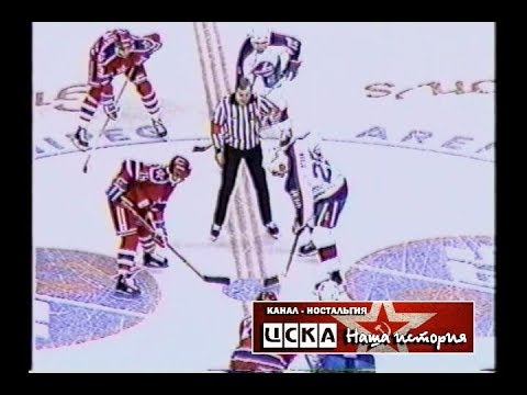 1989 Winnipeg Jets (NHL) - CSKA (Moscow, USSR) 4-1 Friendly hockey match (Super Series), review 1