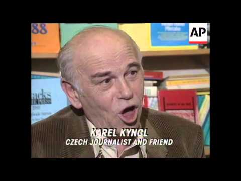 Vaclav Havel on UK visit