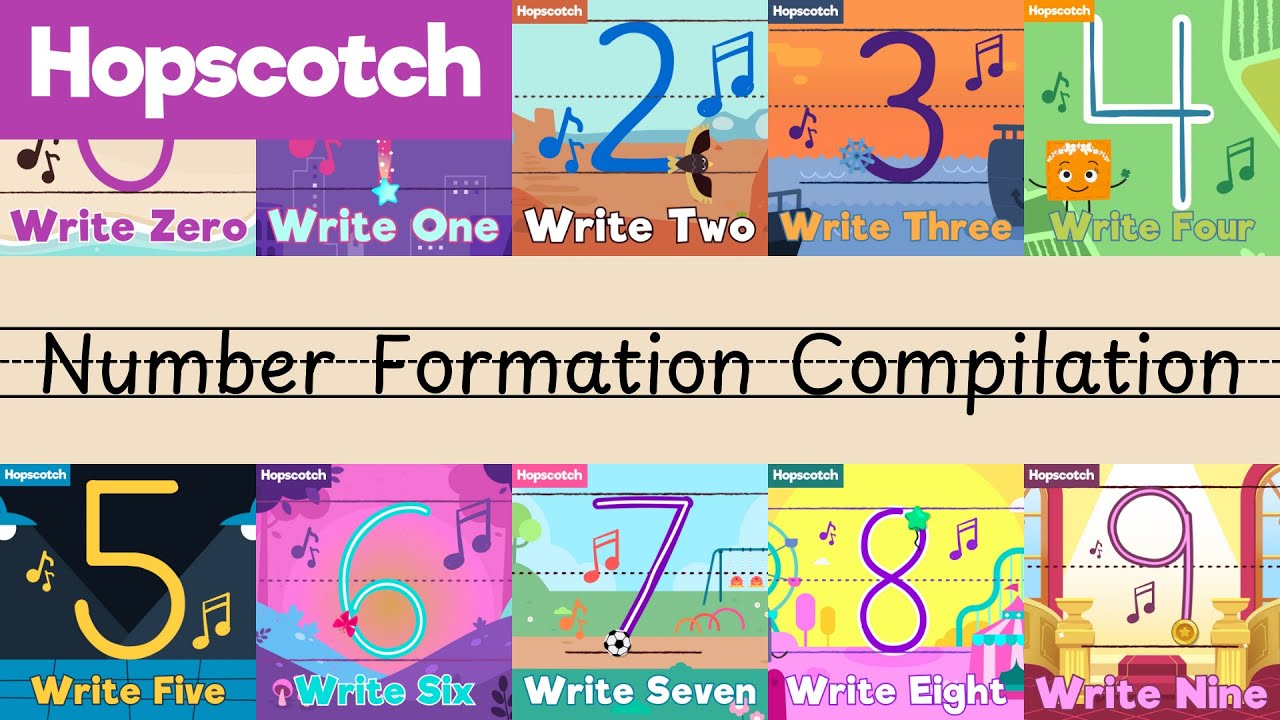 Write 0-9 (Compilaton) - Number Formation Songs