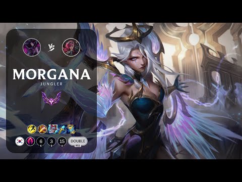Morgana Jungle vs Vi - KR Master Patch 13.6
