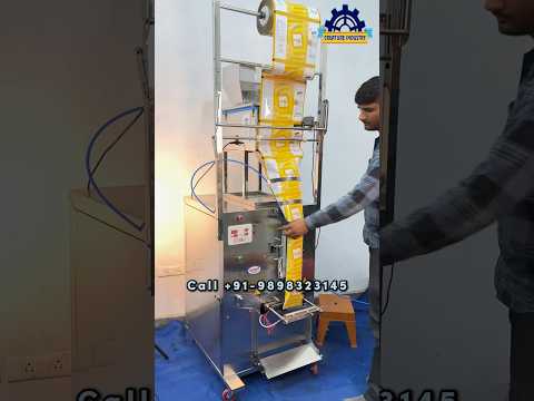 Pouch Packing With Nitrogen Air Filling | Roasted Item Packaging Machine #creatureindustry #packing