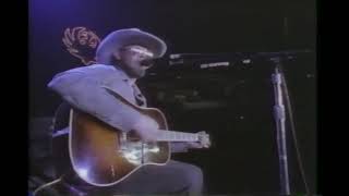 Hank Williams Jr. Live Solo &quot;If Heaven Ain&#39;t a Lot Like Dixie/Man of Steel/Whiskey Bent&quot; (VHS 1989)