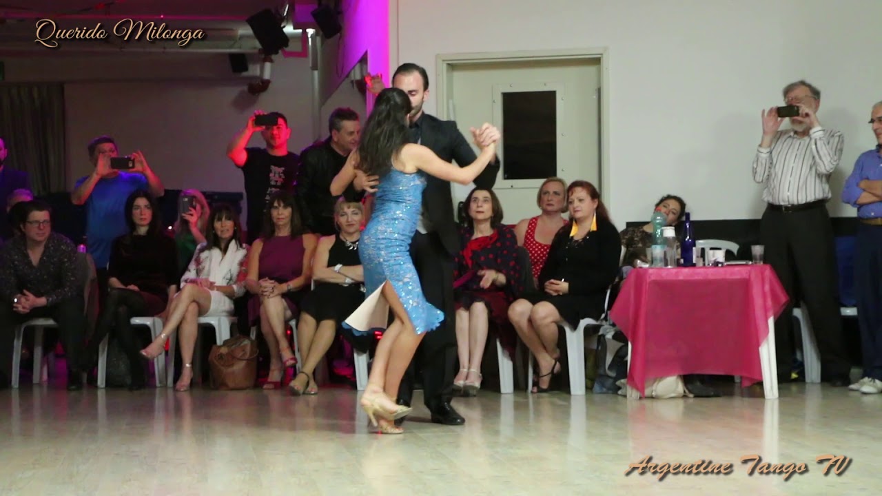Lorena Tarantino y Gianpiero Ya Galdi  - Tango - (2/5) - Querido Milonga, Tel-Aviv - 12-04-2019