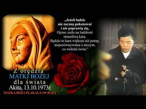 Jedyną bronią, jaka wam pozostanie, to RÓŻANIEC. Tylko Ja jedna wciąż mogę ocalić was...(AKITA 1973)