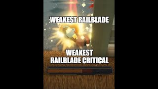 deepwoken unironically weakest railblade build