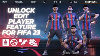 Unlock Edit Player Mod for FIFA 23 PC + Tutorial #TU17 (FREE)