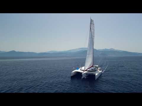 Neel 45: faster than true wind with Genoa plus Jib