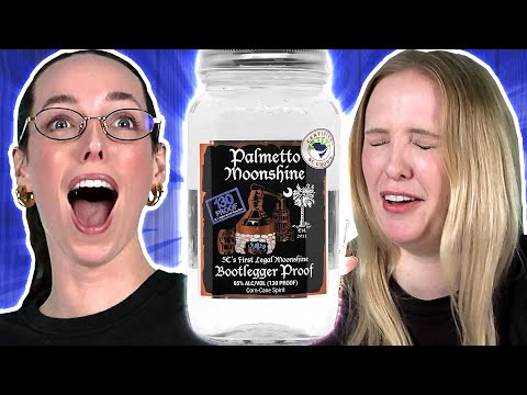 Irish People Try Strong American Moonshine (65%, 130 Proof)