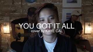 You Got It All - The Jets (KAYE CAL Acoustic Cover)