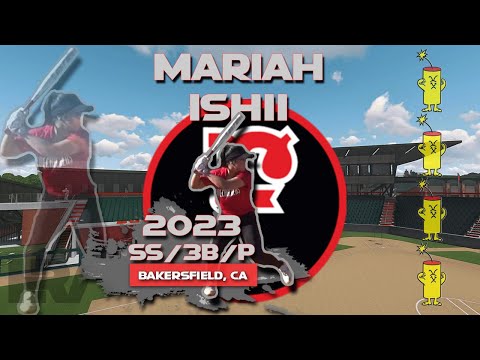 2023 Mariah Ishii (4.5 GPA) Shortstop and Third Base/P Softball Skills Video - Firecrackers Keene