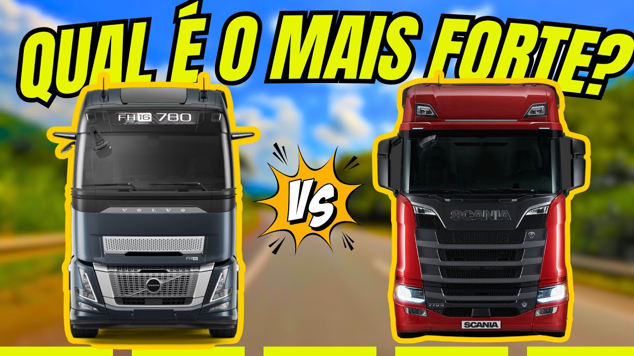 POR QUE A SCANIA E VOLVO SEMPRE BRIGARAM PARA TER O CAMINHÃO MAIS POTENTE?