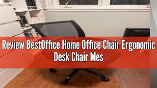 Review BestOffice Home Office Chair Ergonomic Desk Chair Mesh Computer Chair with Lumbar Support Arm