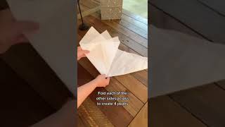 How to add tissue paper to gift bag #viral #giftwrapping #giftbags #lifehack