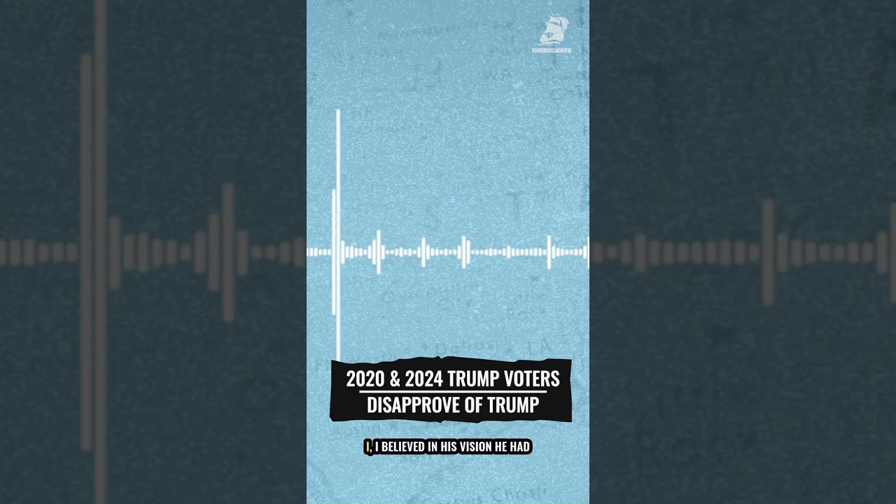 Trump voters are souring on the president: 