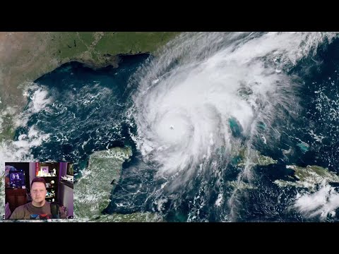 Hurricane Ian from ISS + time lapse reveal [4K SpaceWeek clip]