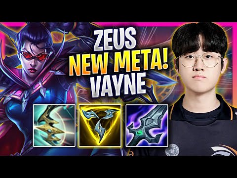 ZEUS CRAZY NEW META VAYNE TOP! - HLE Zeus Plays Vayne TOP vs K'sante! | Season 2025