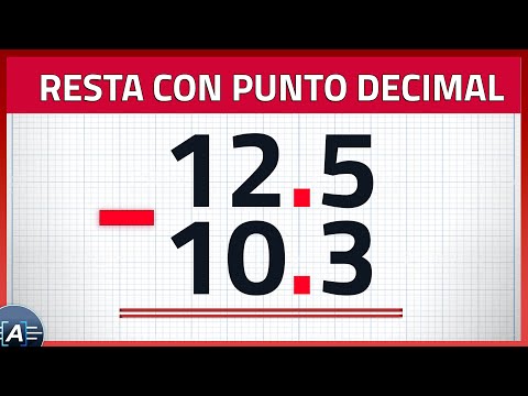 SUBTRACTION WITH A DECIMAL POINT | Example 1 (For beginners)