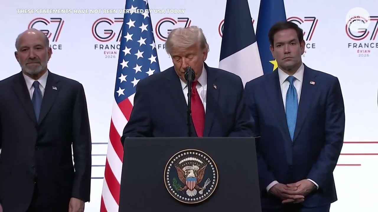 Full Trump G7 speech: President talks Iran deal, Israel partnership, Russia war on Ukraine and more