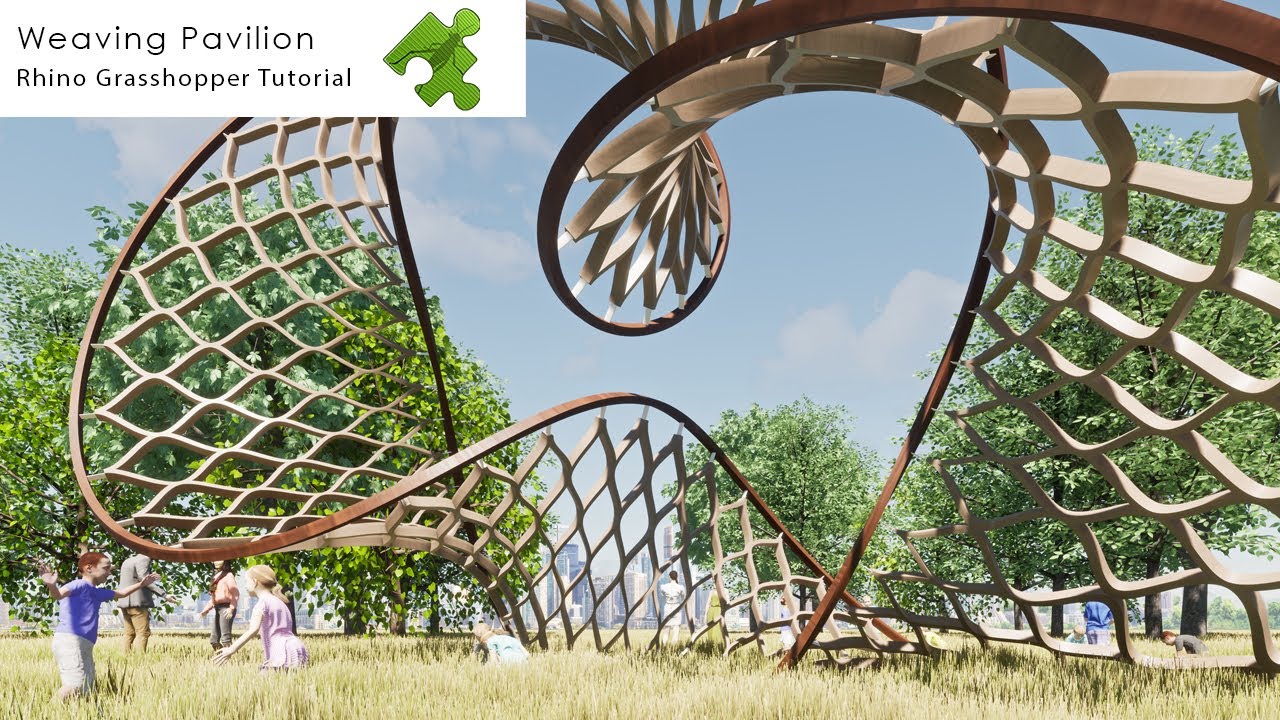 Weaving Pavilion Rhino Grasshopper Tutorial
