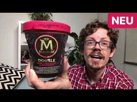 MAGNUM Double Dark Chocolate Raspberry: Die neue Becher Sorte 2019 im Test!