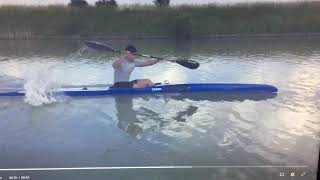 Max speed testing from Szeged Maty-éri kajak kenu pálya