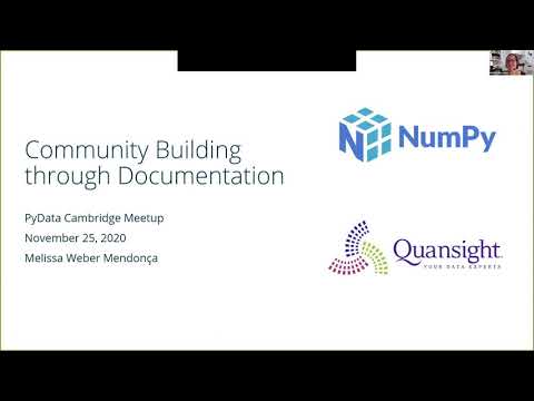 25th PyData Cambridge Meetup - 26/Nov/2020