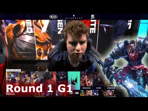 Rogue vs Splyce - Game 1 | Round 1 S9 LEC Summer 2019 Playoffs | SPY vs RGE G1