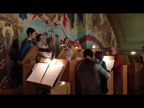 In addition to traditional Russian Christmas carols, the choir also sings Joy to the World on 1-8-14