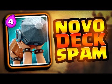 USEI O DECK SPAM ATUALIZADO NO CLASH ROYALE!