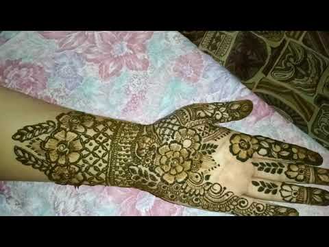 flowers mehandi design