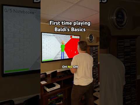 First time playing Baldi’s Basics! 😡📏