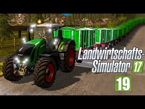 LANDWIRTSCHAFTS-SIMULATOR 17 FORST #19 - Mit vielen Anhängern zum Sägewerk! I LS17 Forst-Projekt