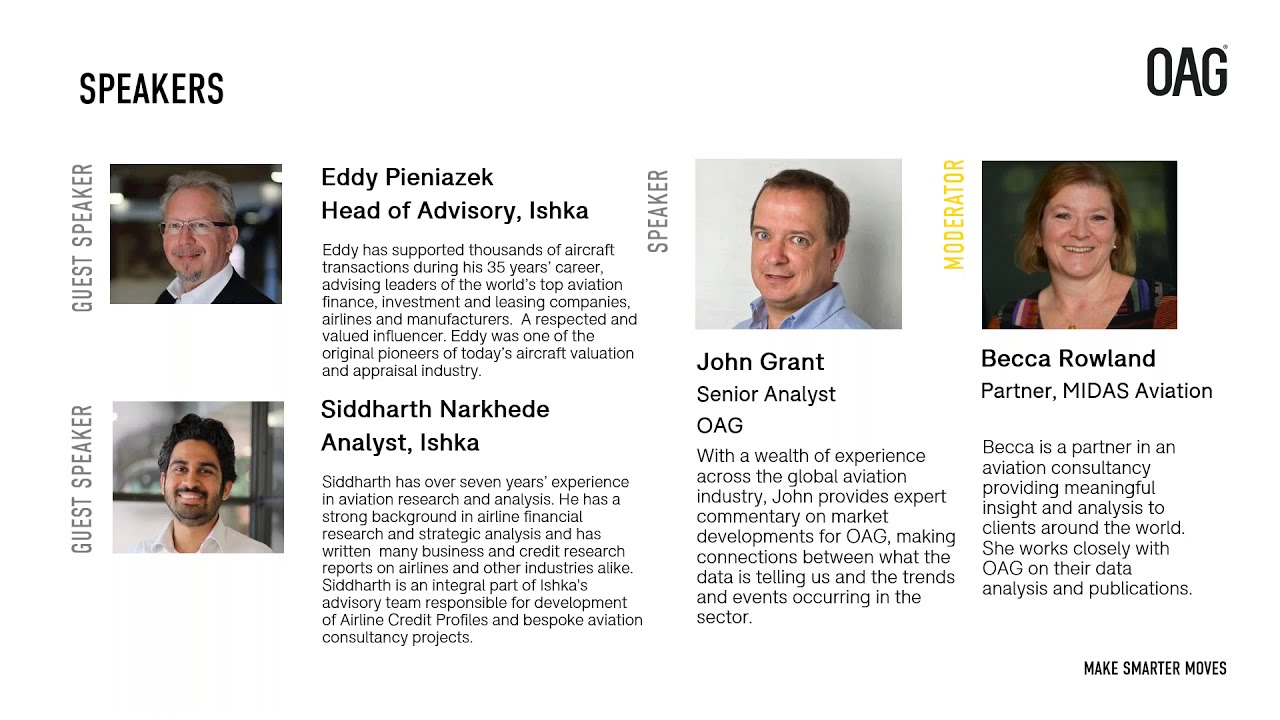 OAG Webinar | Taking Stock: Prospects for the World's Airlines in 2021 - AM Session