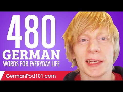 380 German Words for Everyday Life Basic Vocabulary 19