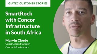 Giatec - SmartRock™ with Marvin Cloete, Quality Control Inspector at Concor Infrastructure