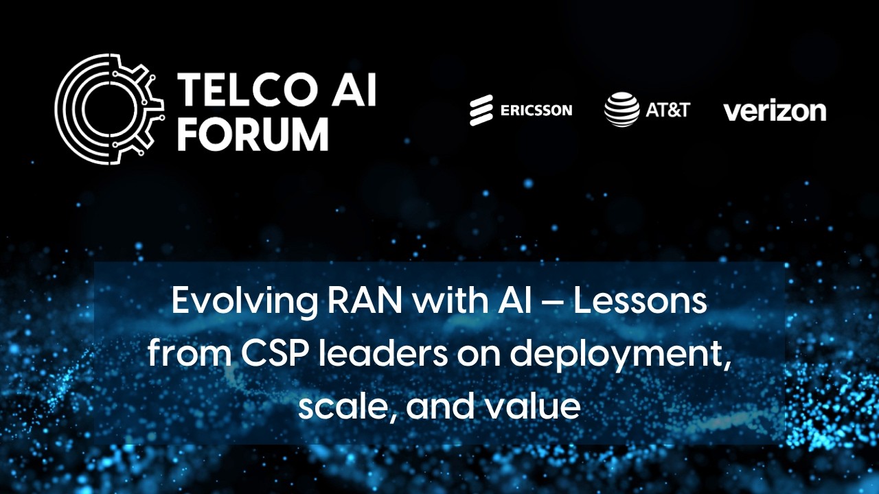 Evolving RAN with AI — Lessons from CSP leaders on deployment, scale, and value